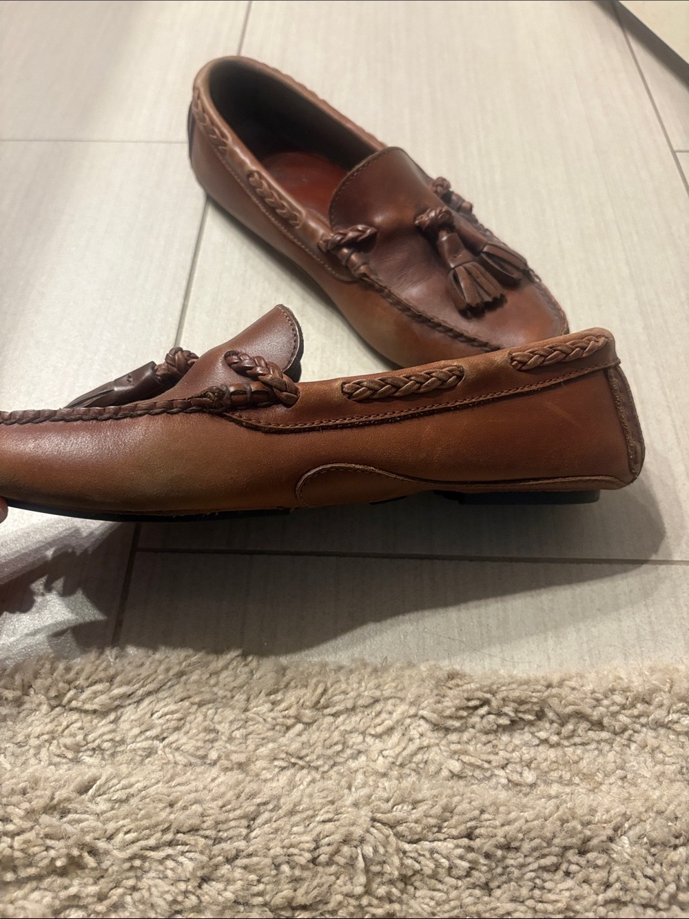 Vintage polo driving shoes - Picture 2 of 11